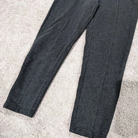 Betabrand Women’s Pants Size M Petite Charcoal Gray Skinny Leg Zip Ankle Cropped - Picture 3 of 12
